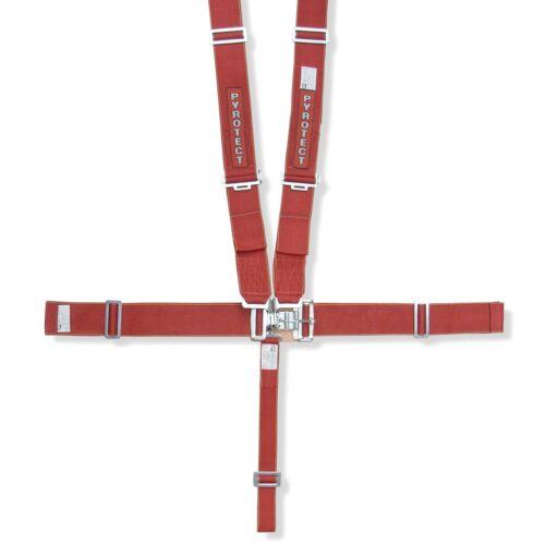 CINTURON DE 5 PUNTOS ROJO